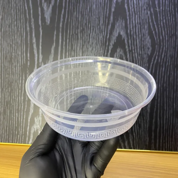 Barquettes rondes transp. 1000ml - Image 2