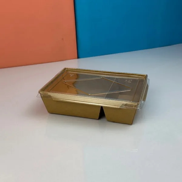 Barquettes en kraft 2 compartiments 2100ml – Image 3