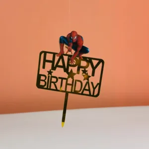 Cake topper spiderman