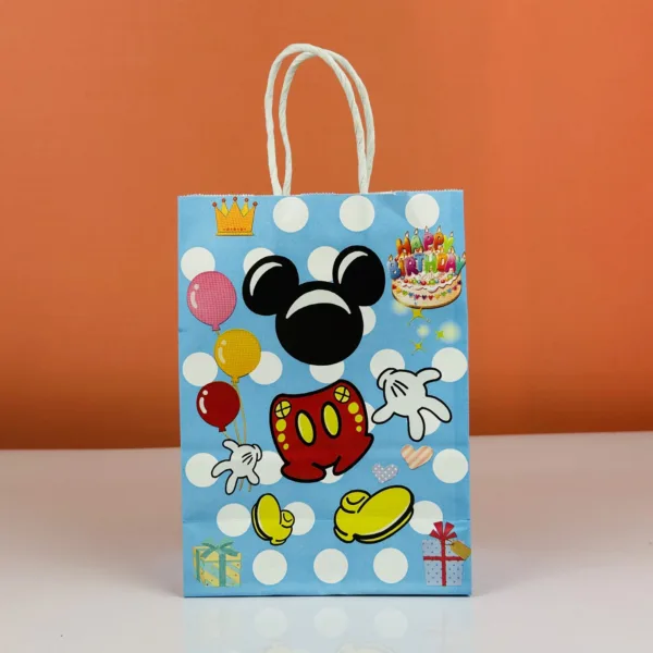 Sacs en carton mickey 27x21cm – Image 3