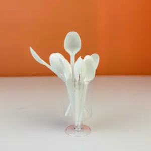 Cuillères à glace blanche