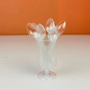 Cuillères à glace transparentes
