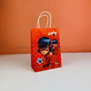 Sacs en papier ladybug 20x15cm