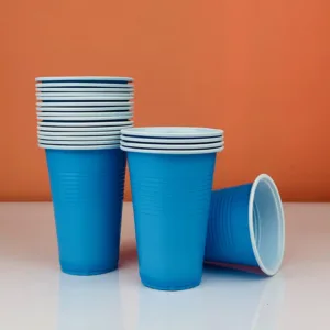 Blue party cups