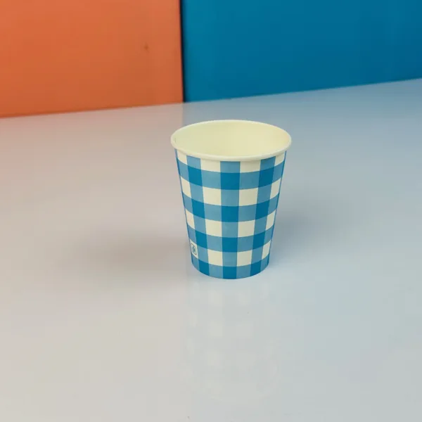 Gobelets en carton bleu 200ml