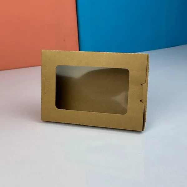 Barquettes en kraft avec fenêtre 2200ml – Image 5