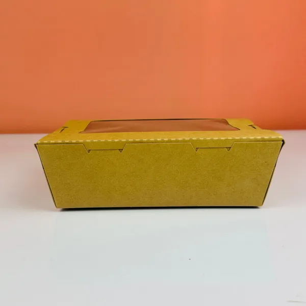 Barquettes en kraft avec fenêtre 1300ml – Image 3