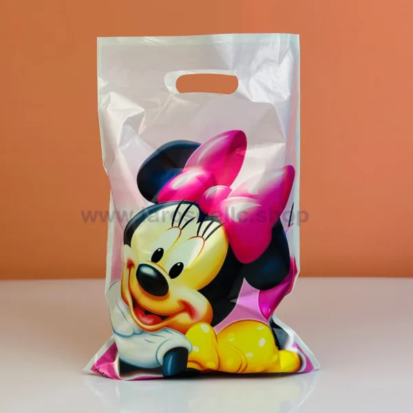 Plastiques à emporter minnie 32x22cm