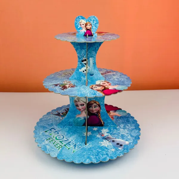 Présentoir à mignardises en carton frozen
