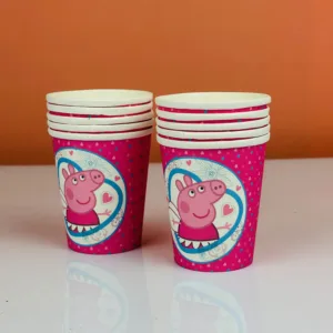 Gobelets en carton peppa pig