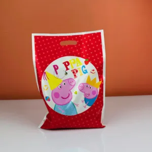 Plastiques à emporter peppa pig 32x22cm