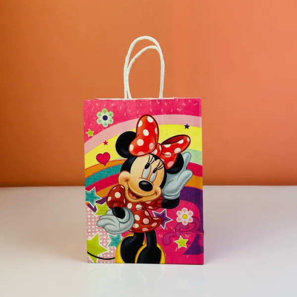Sacs en papier minnie 20x15cm – Image 2