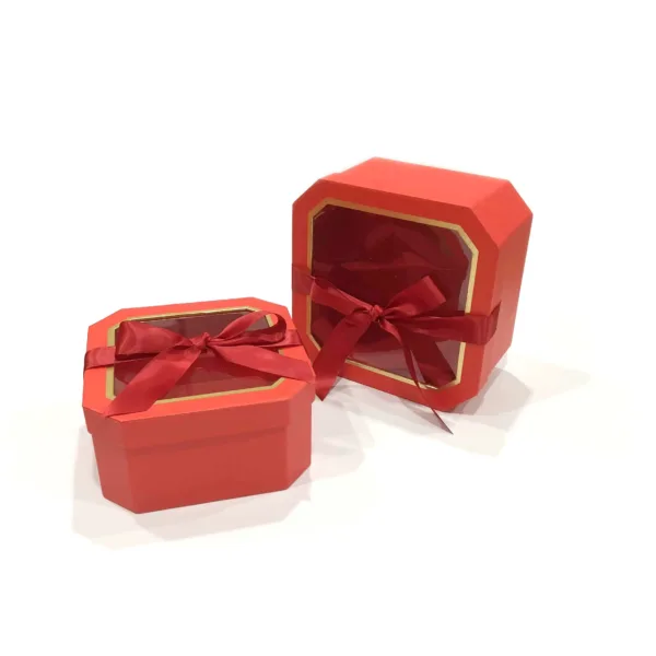 Gift box rouge transparent - Image 5