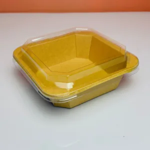 Barquettes en kraft carrée 1200ml