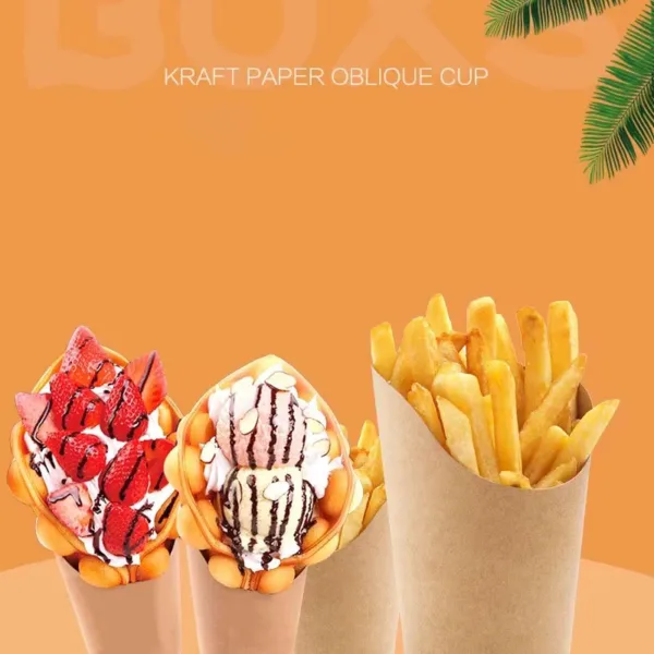 Gobelets à frites et wraps 14oz – Image 2