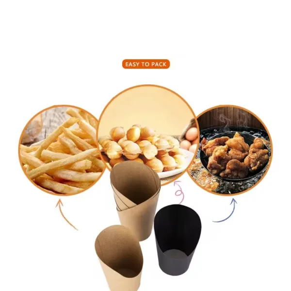 Gobelets à frites et wraps 14oz – Image 3