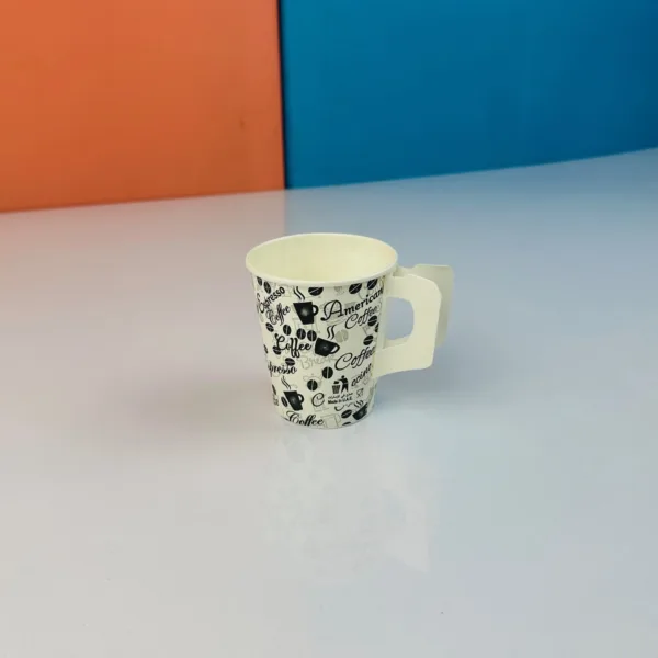 Gobelet en carton avec manche 140ml