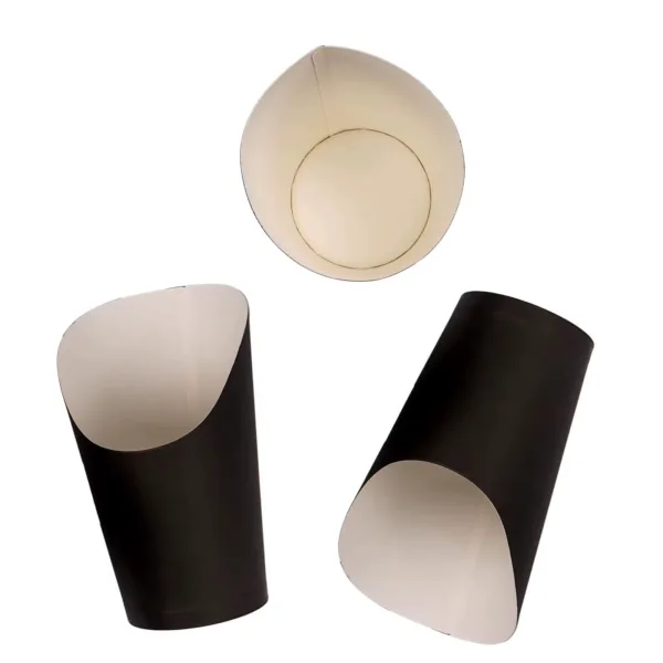 Gobelets à frites et wraps noirs 12oz – Image 3