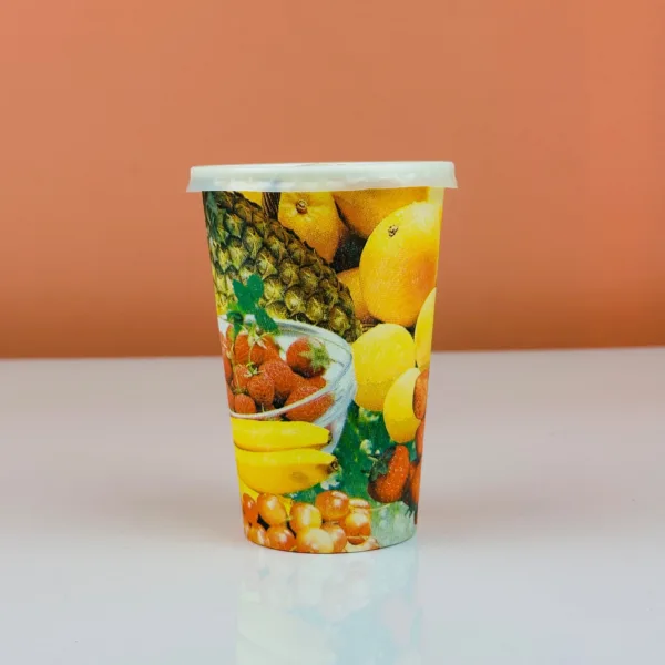 Gobelets en carton avec couverle 400ml