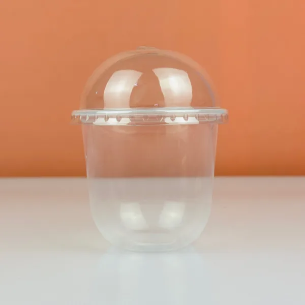 Boîtes transparentes 360ml u-shape