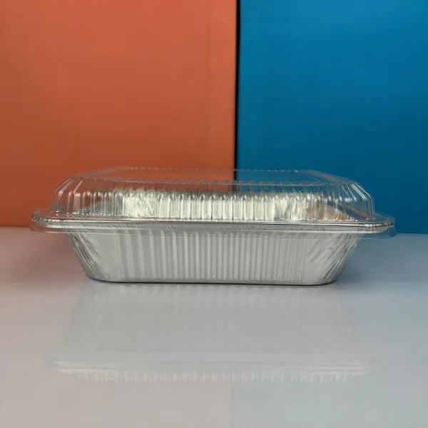 Plateau en aluminium avec couvercle en plastique 32*26*7cm – Image 3