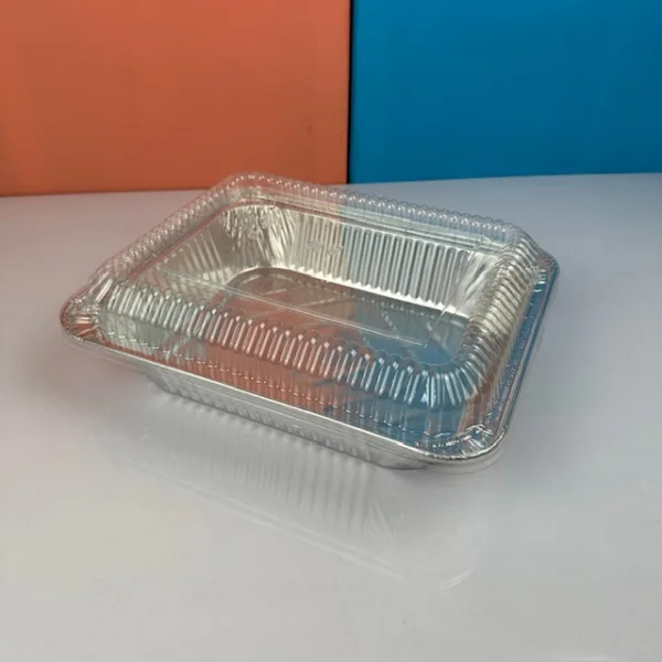 Plateau en aluminium avec couvercle en plastique 32*26*7cm – Image 4