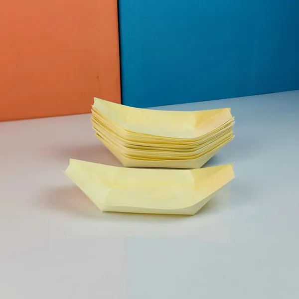 Coupelles en bambou jetables 14x8cm – Image 2