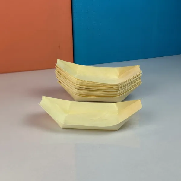 Coupelles en bambou jetables 21x9cm