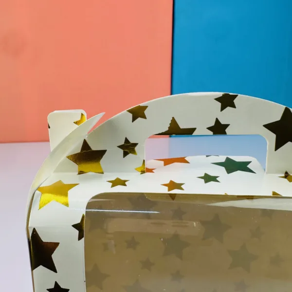 Boîte en carton blanc décoré – Image 3
