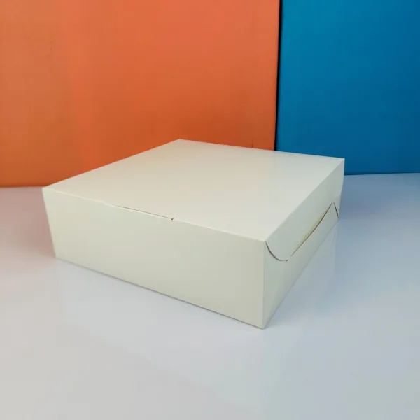 Cakebox blanc 30x30x10cm – Image 2