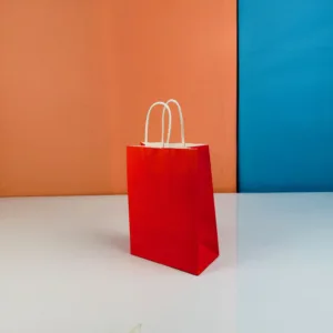 Sacs 20x15cm rouge en kraft