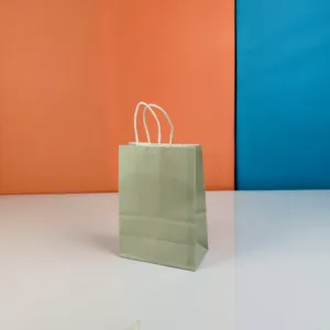 Sacs 20x15cm gris en kraft
