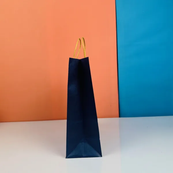 Sacs 33x26cm bleu nuit en kraft – Image 2