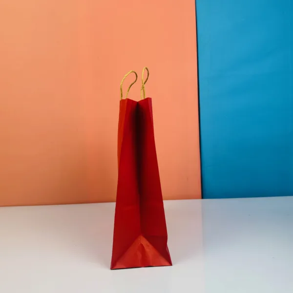 Sacs 33x26cm rouge en kraft – Image 3