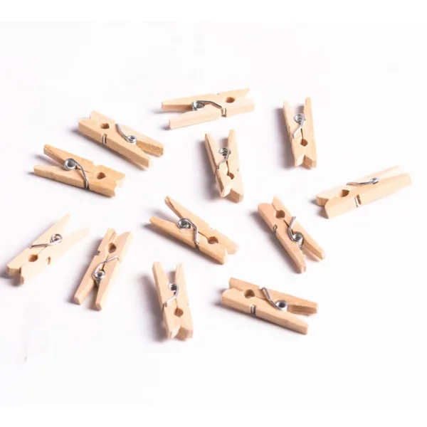 Mini pinces à cocktails en bois – Image 5