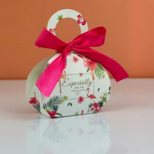 Boîtes à dragées abi flamant rose