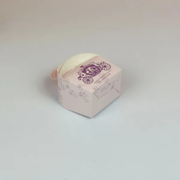 Boîtes à dragées char mauve thème wedding – Image 2