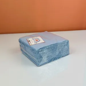 Serviettes de table fay bleu ciel 33x33cm