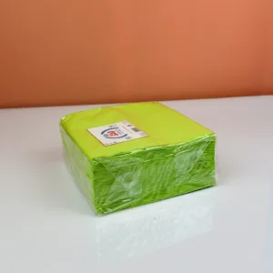 Serviettes de table fay vert 33x33cm