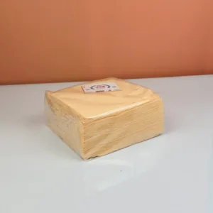 Serviettes de table fay beige 33x33cm
