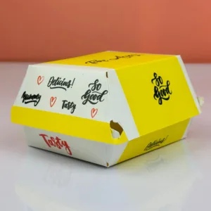 Boîtes burger en carton