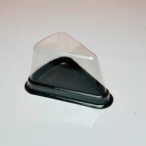Barquette triangulaire pour tranches de gâteau