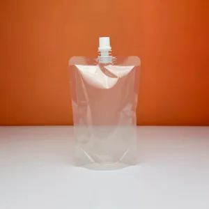 Doypack transparent avec bouchons 350ml