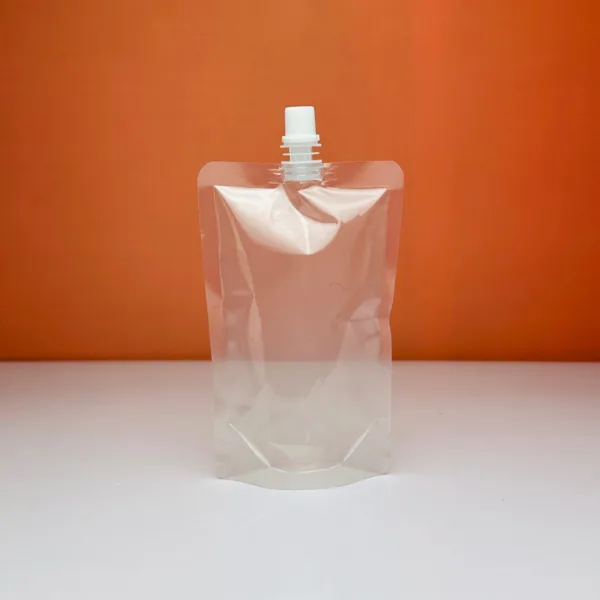 Doypack transparent avec bouchons 350ml