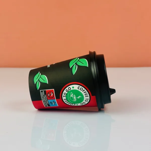 Gobelets à café avec couvercle ctg 200ml – Image 3