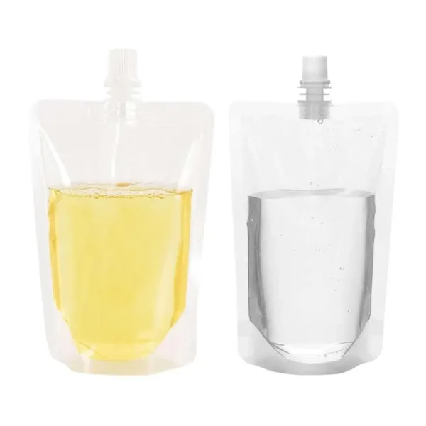 Doypack transparent avec bouchons 350ml – Image 2