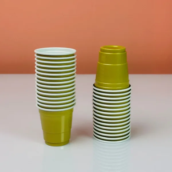 Verres à shots couleur or – Image 2