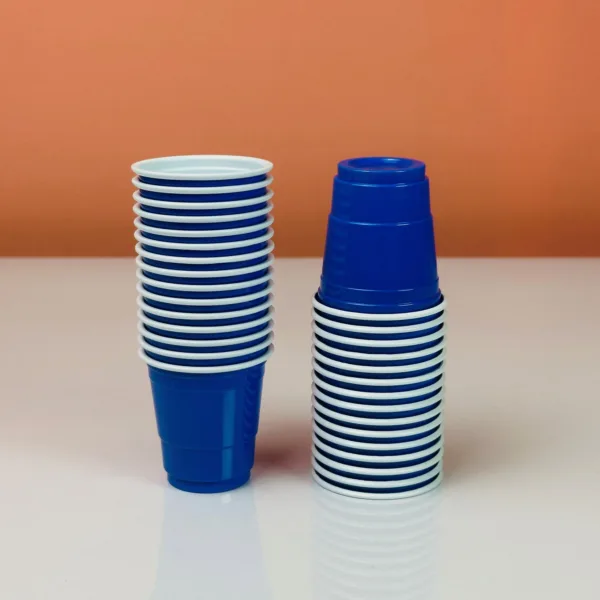 Verres à shots couleur bleu foncé – Image 2