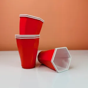 Party cups s.p couleur rouge