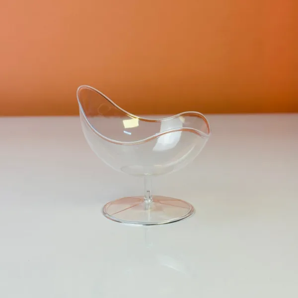Verrines en acrylique forme fauteuil 120ml